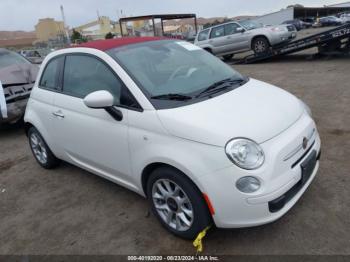  Salvage FIAT 500c