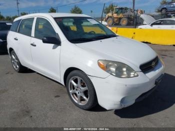  Salvage Toyota Matrix