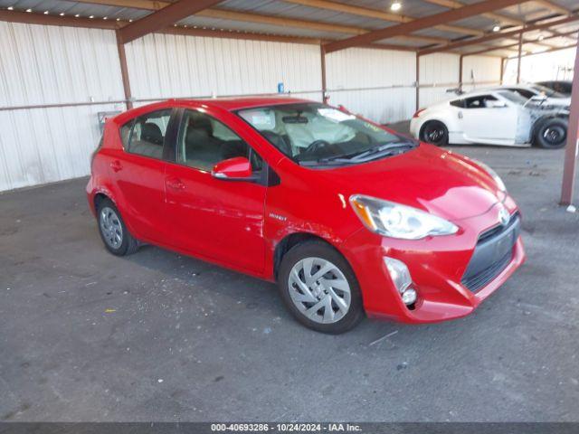  Salvage Toyota Prius c