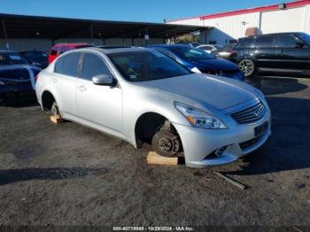  Salvage INFINITI G37x