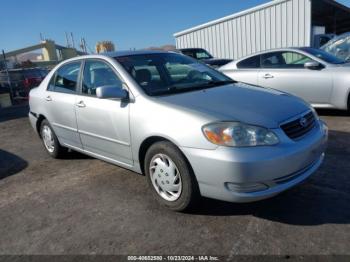  Salvage Toyota Corolla