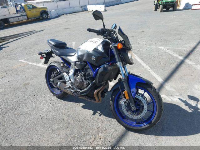  Salvage Yamaha Fz07