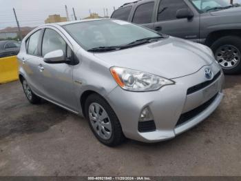  Salvage Toyota Prius c