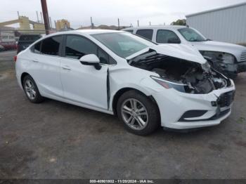  Salvage Chevrolet Cruze