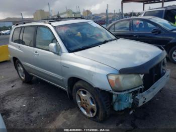  Salvage Toyota Highlander