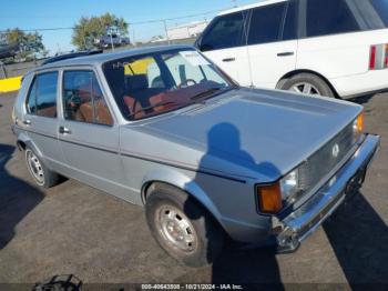  Salvage Volkswagen Rabbit