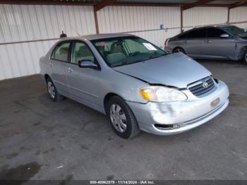  Salvage Toyota Corolla