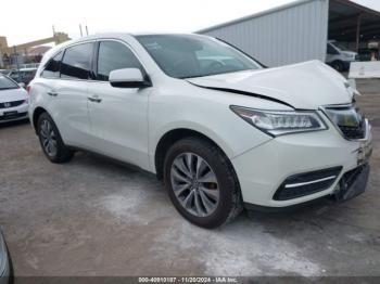  Salvage Acura MDX