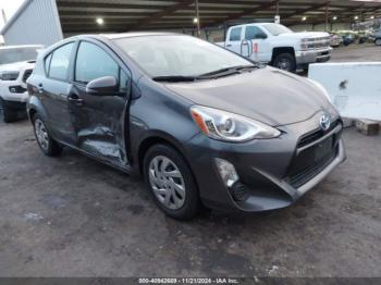  Salvage Toyota Prius c