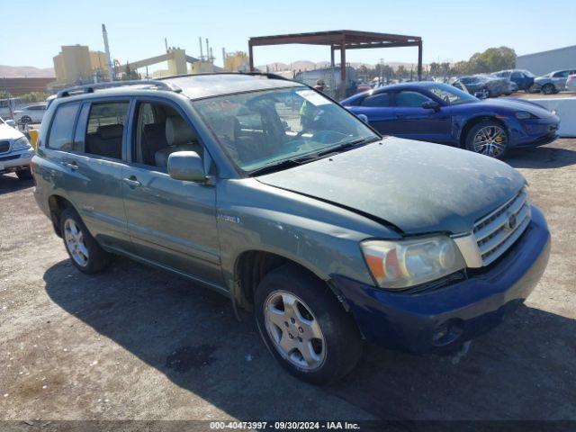  Salvage Toyota Highlander