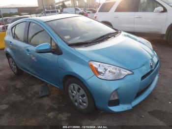  Salvage Toyota Prius c