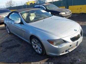  Salvage BMW 6 Series