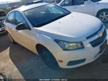  Salvage Chevrolet Cruze