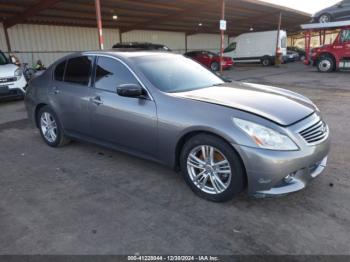  Salvage INFINITI G37