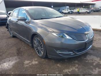  Salvage Lincoln MKZ Hybrid