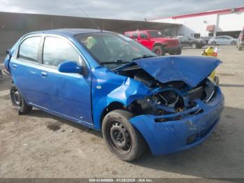  Salvage Chevrolet Aveo