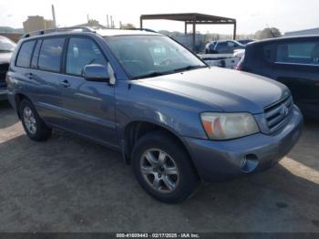  Salvage Toyota Highlander