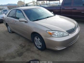  Salvage Toyota Camry