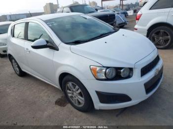  Salvage Chevrolet Sonic