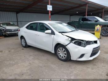  Salvage Toyota Corolla