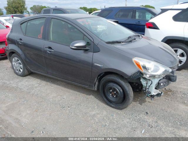  Salvage Toyota Prius c