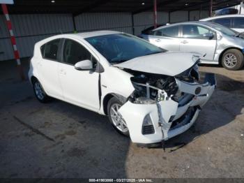  Salvage Toyota Prius c