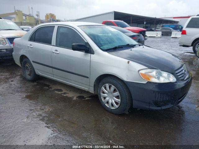  Salvage Toyota Corolla
