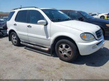  Salvage Mercedes-Benz M-Class