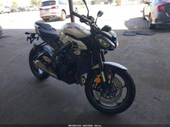  Salvage Triumph Motorcycle Street Triple