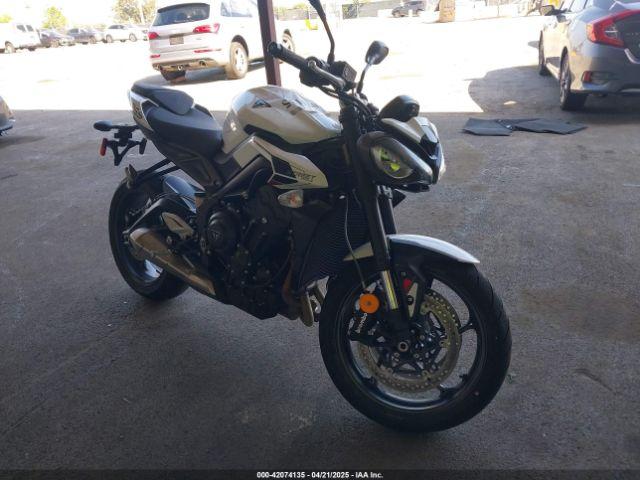  Salvage Triumph Motorcycle Street Triple