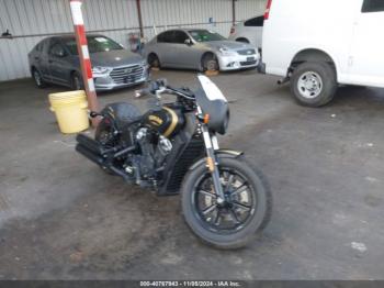  Salvage Indian Motorcycle Co Scout