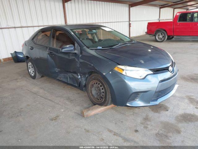  Salvage Toyota Corolla