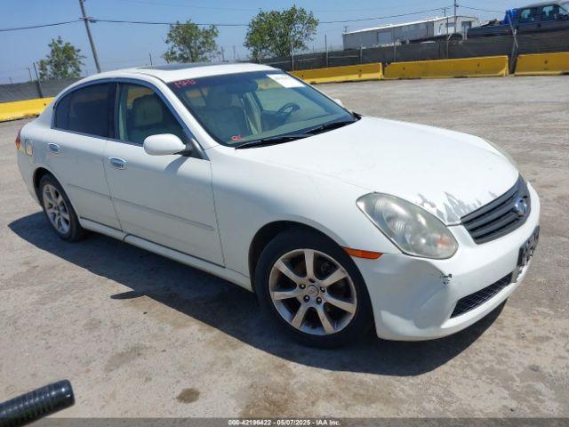  Salvage INFINITI G35x