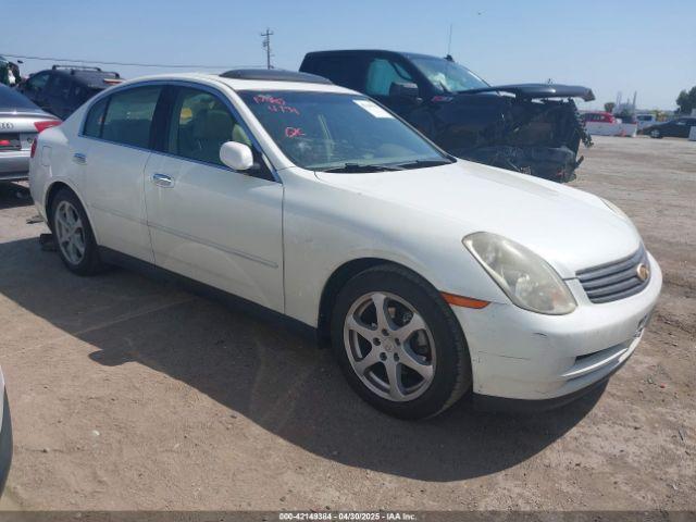  Salvage INFINITI G35
