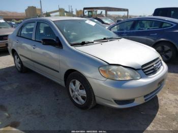  Salvage Toyota Corolla