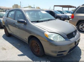  Salvage Toyota Matrix