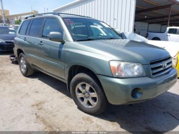  Salvage Toyota Highlander