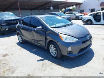  Salvage Toyota Prius c