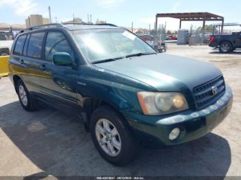  Salvage Toyota Highlander