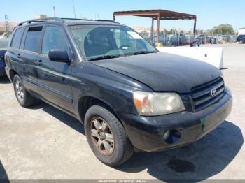  Salvage Toyota Highlander