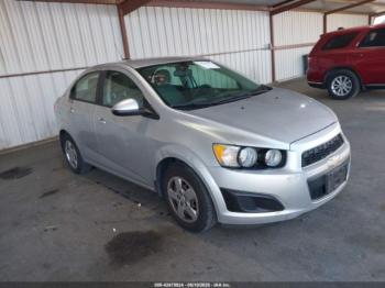  Salvage Chevrolet Sonic