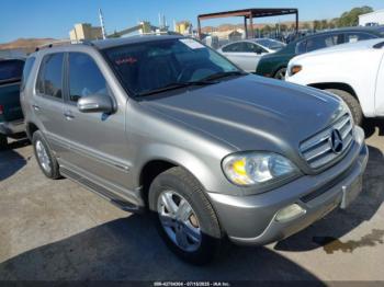  Salvage Mercedes-Benz M-Class