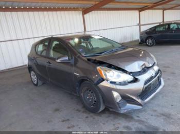  Salvage Toyota Prius c