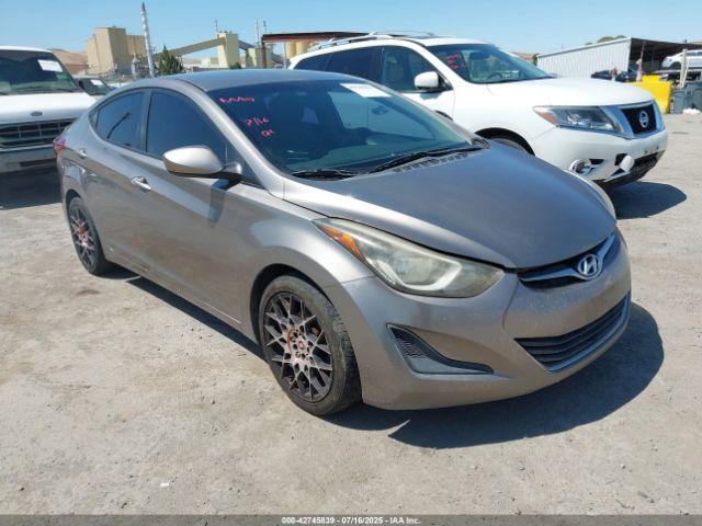  Salvage Hyundai ELANTRA