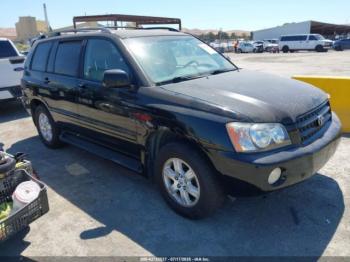 Salvage Toyota Highlander