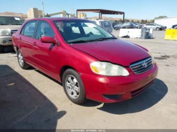  Salvage Toyota Corolla