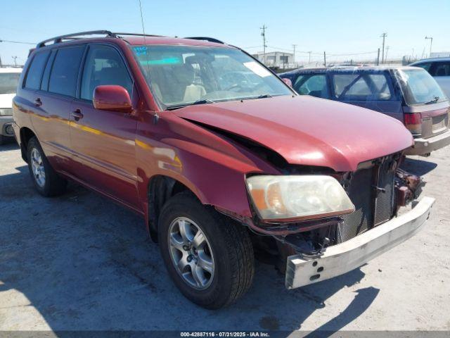  Salvage Toyota Highlander