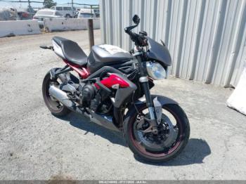  Salvage Triumph Motorcycle Street Triple