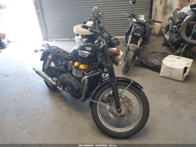  Salvage Triumph Motorcycle Bonneville
