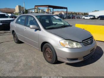  Salvage Toyota Corolla